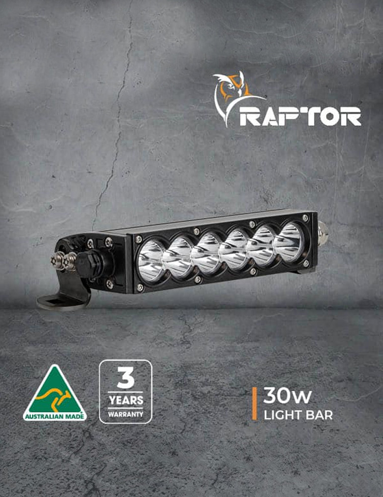 Raptor 30 LED 8.5″ Light Bar
