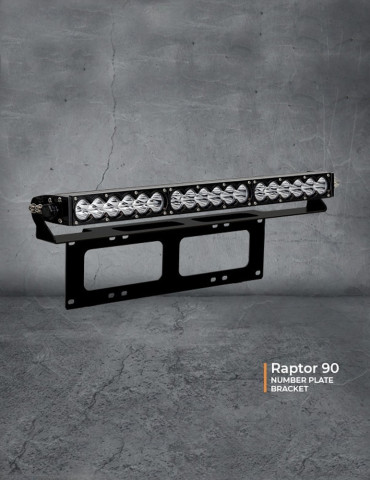 Raptor Light Bar Number Plate Mount