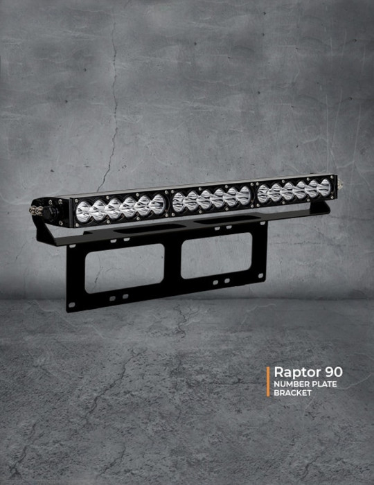 Raptor Light Bar Number Plate Mount