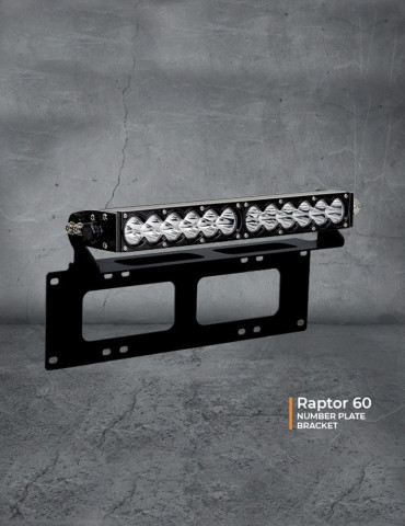 Raptor Light Bar Number Plate Mount 2