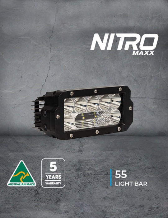 NITRO Maxx 55W 7″ LED Light bar
