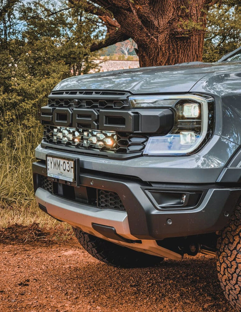 Next-Gen Ranger Raptor & Wildtrak Behind Grille...
