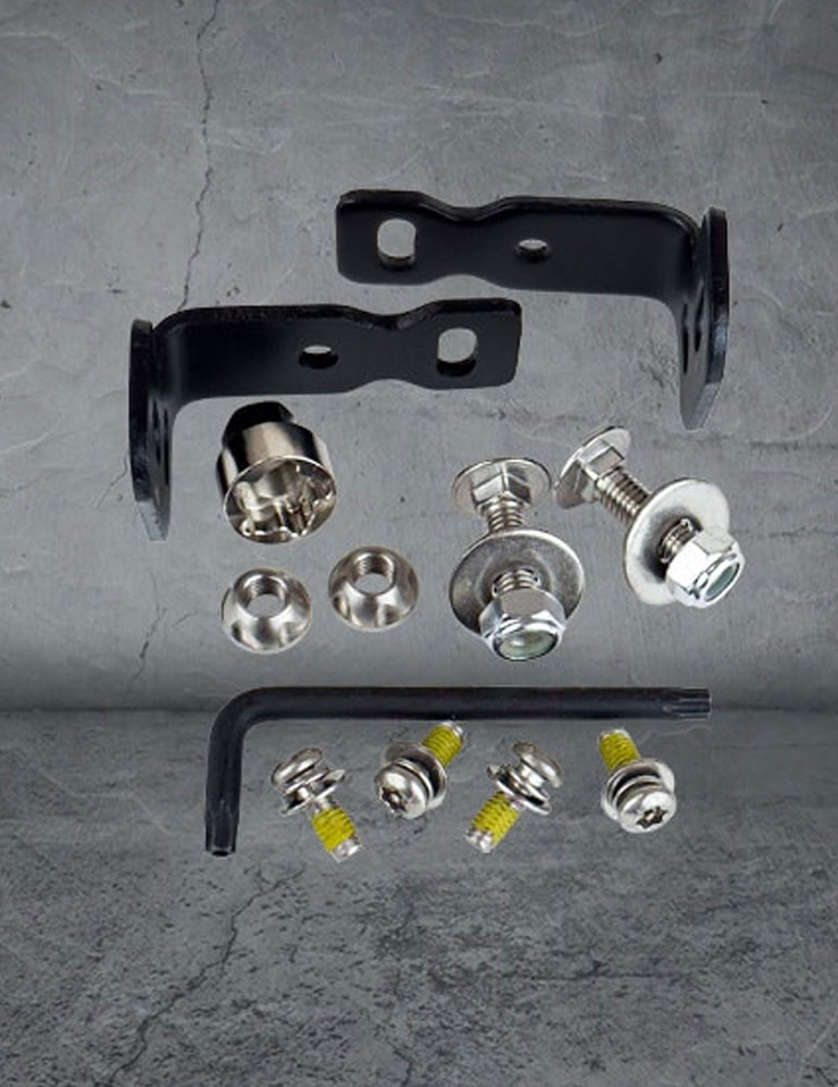 Nitro MAXX Light Bar Side Mount Kit with Anti-Theft Nuts