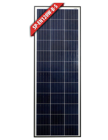 120W Slim Fixed Poly Solar Panel