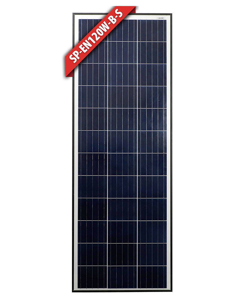 120W Slim Fixed Poly Solar Panel