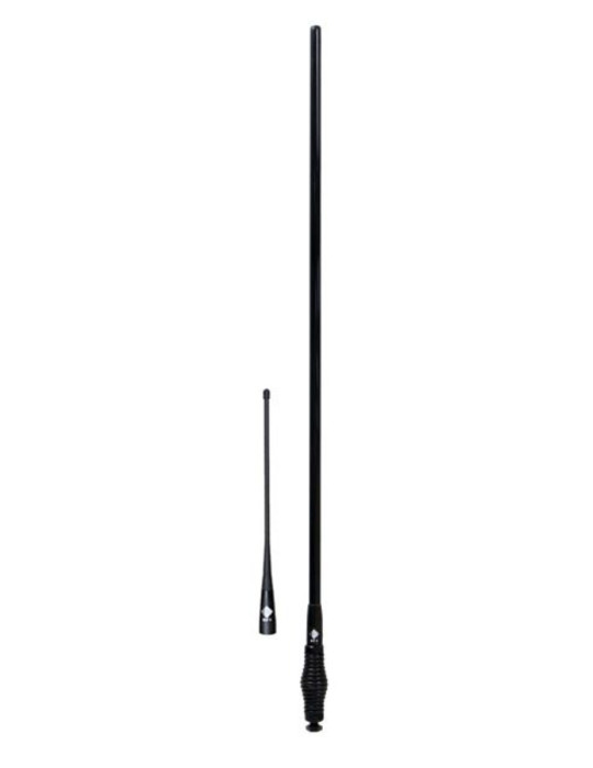 RFI CDR5000-B 5DBI BLACK + CD34 WHIP UHF CB ANTENNA 5M CABLE FME PLUG UHF ADAPTOR