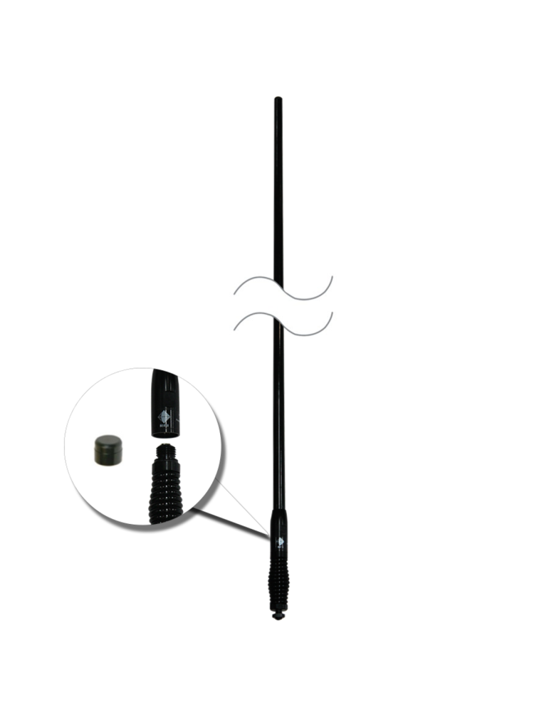 RFI UHF CB 5dBi Collinear Antenna (477 MHz) 5m...