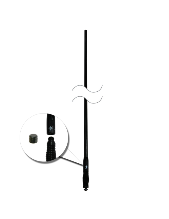 RFI UHF CB 5dBi Collinear Antenna (477 MHz) 5m...