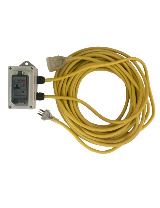RVDSAFE® 15-meter Power Lead (10 /15 AMP - EMR Mains Generator Power)