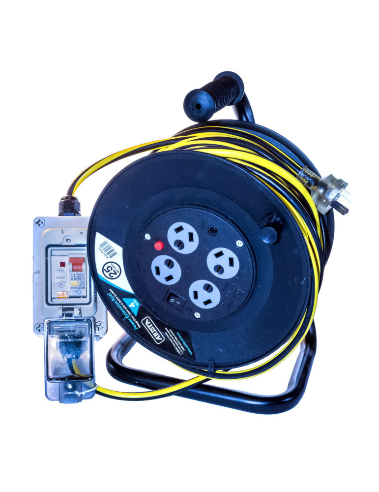 RVDSAFE® 25m Power Lead on Reel (10AMP / 10AMP)