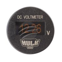 OLED VOLTMETER 5-60v DC 29mm DIA AMBER OLED