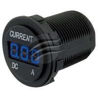 AMMETER 12/24v 0-10a blue LED 29mm DIA