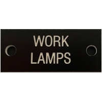 Work Lamps Label