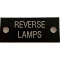 Reverse Lamps Label (Pk 10)