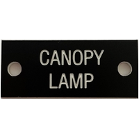 Canopy Lamp Label