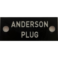 Anderson Plug Label